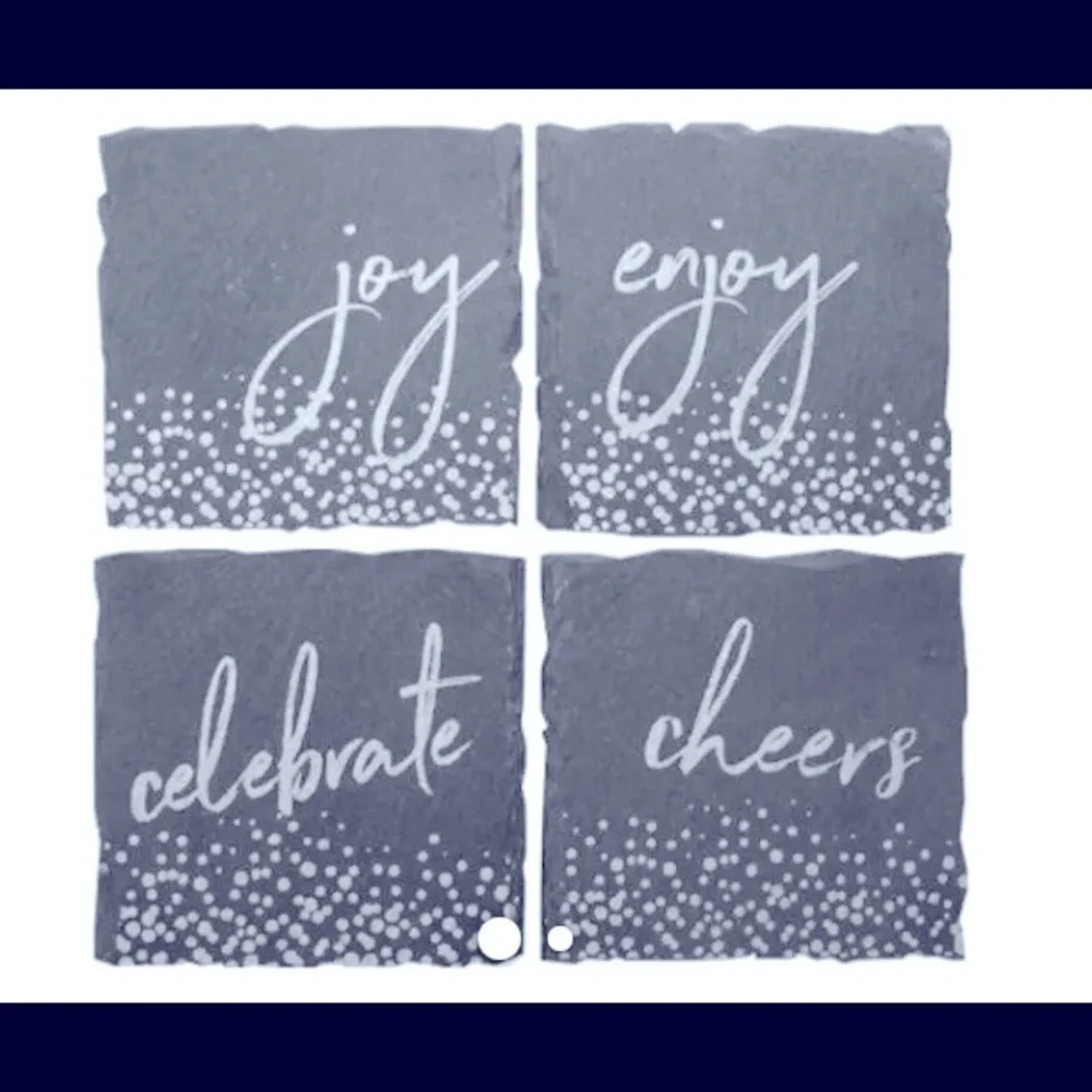 Slate 4-Pc. Coaster Set
